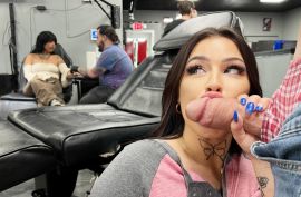 В тату салоне, горячая порнуха