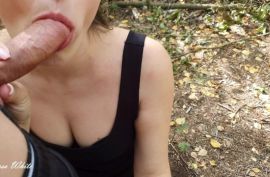 В лесу выебал очень красивую девку