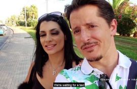 Грудастая мамочка на крепком хуе