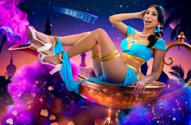 Красивая деваха круто долбится