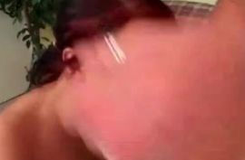 Красивая сисястая шлюшка круто трахается